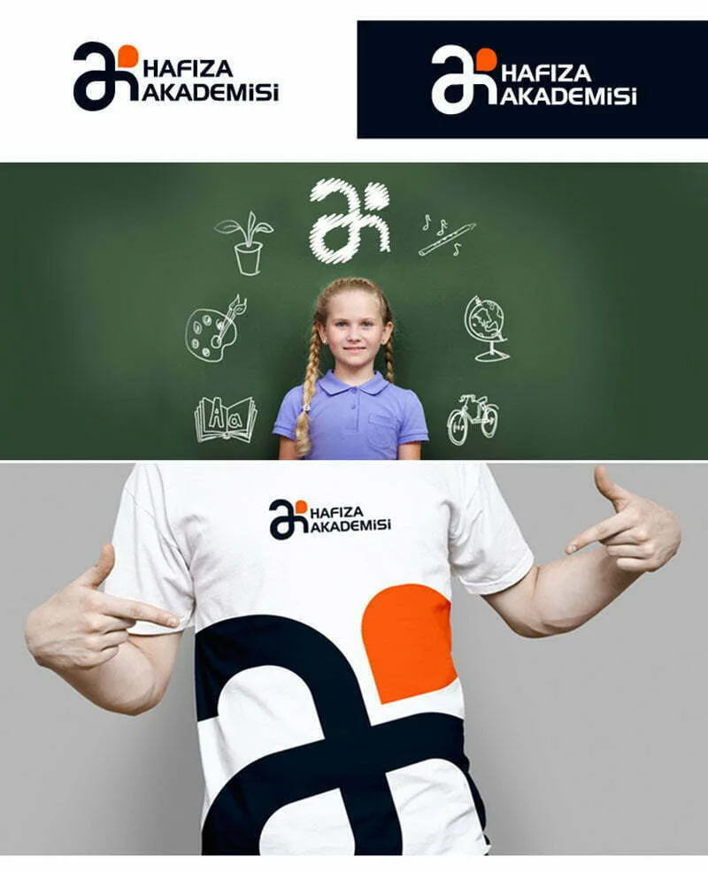 hafıza akademisi öğrenme eğitim logo tasarımıhafıza akademisi öğrenme eğitim logo tasarımı