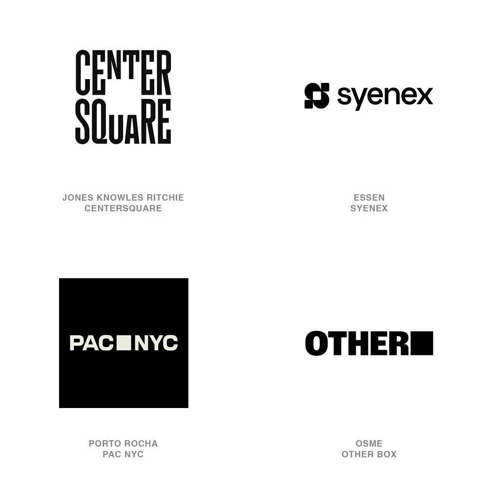 Squared logo tasarım trendi 2025 örnekleri