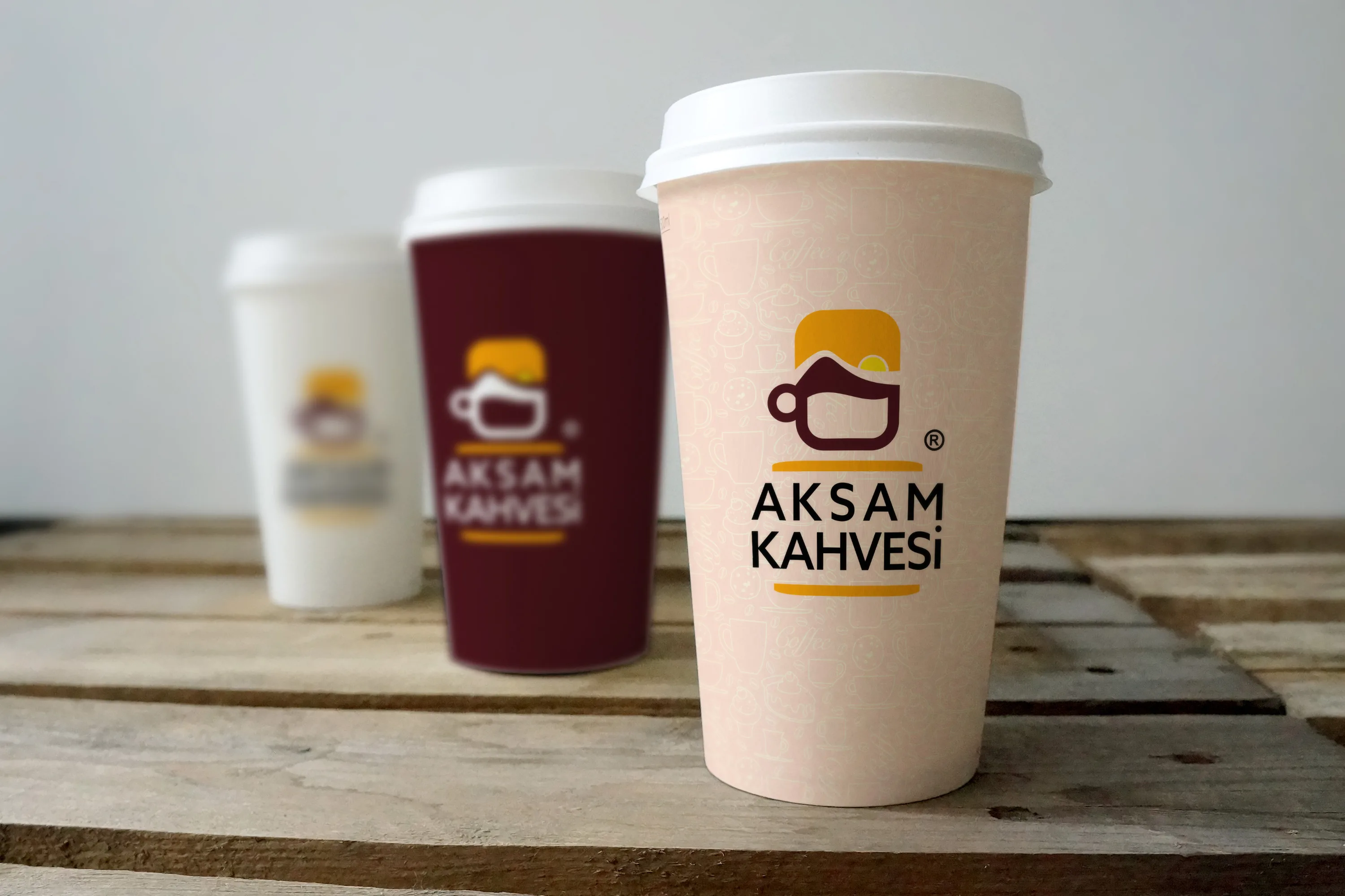 aksam kahvesi cafe logo tasarimi 1
