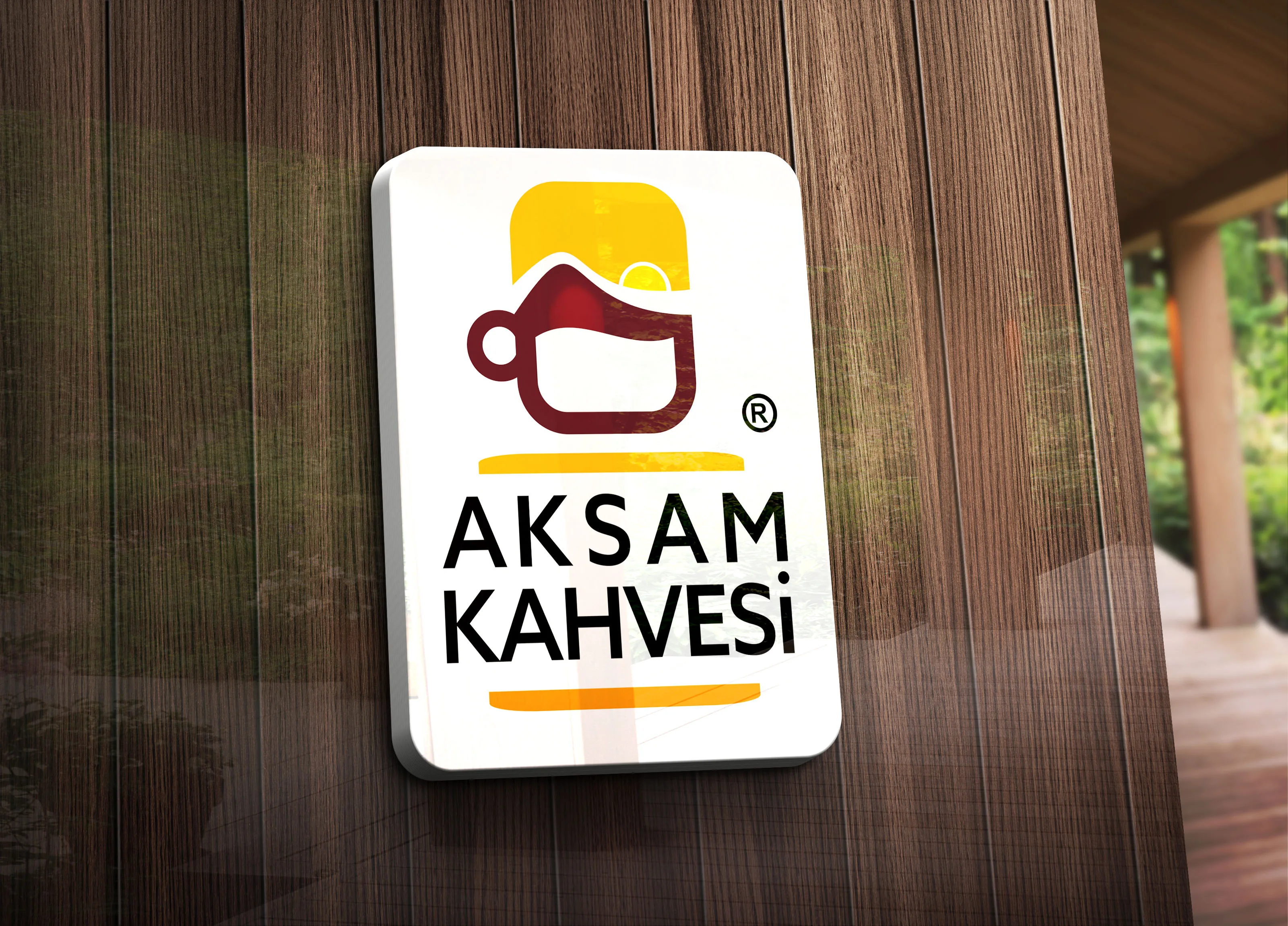 aksam kahvesi cafe logo tasarimi 2
