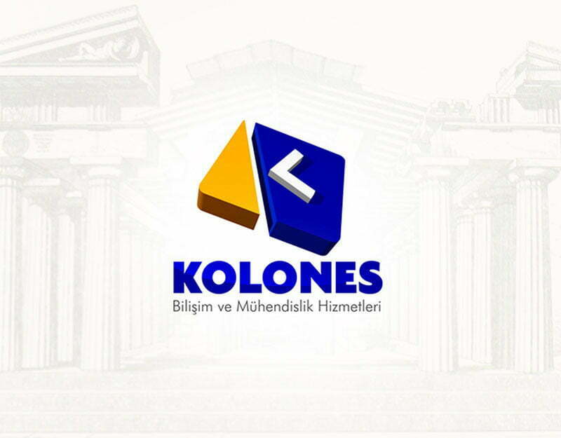 Kolones Mühendislik K harfi logo tasarımı