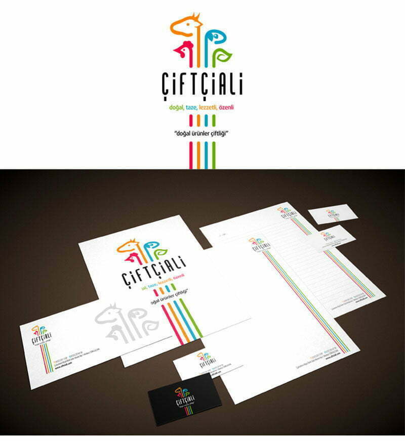 çiftçi ali çiftlik logo tasarımı