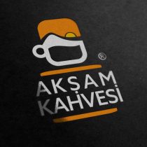 akşam kahvesi cafe kahve kafeterya logo tasarımı