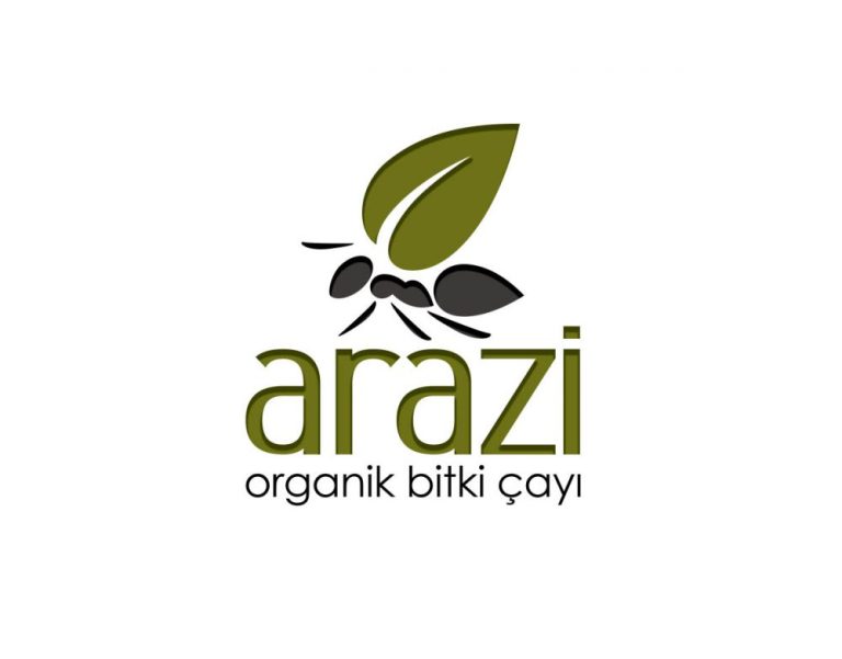 arazi bitki çayları organik çay logo tasarımı logosu