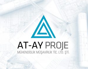 at ay proje mühendislik müşavirlik a harfi logo tasarımı