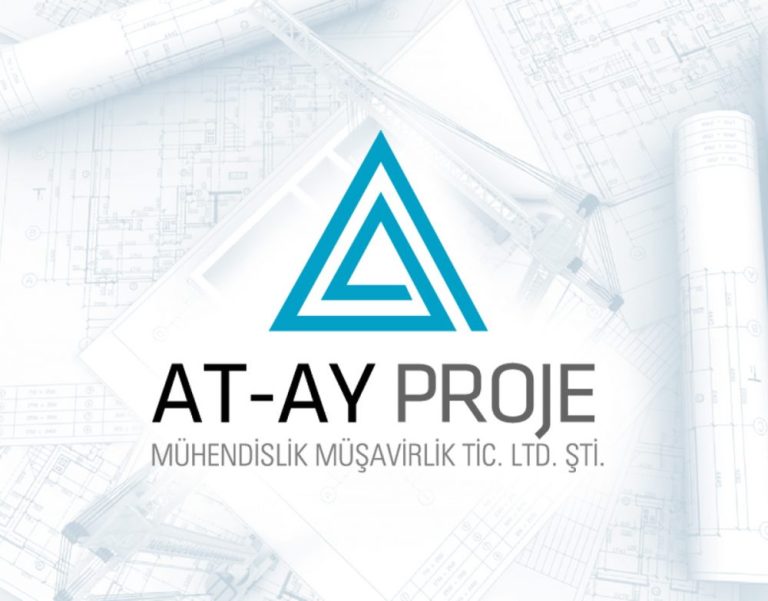 at ay proje mühendislik müşavirlik a harfi logo tasarımı
