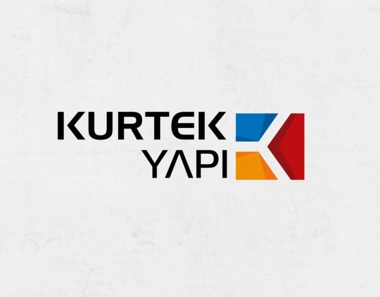 kurtek yapı inşaat gayrimenkul k harfi logosu ile logo tasarımı