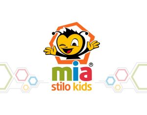 mia stilo kids bebek mağazası maskot tasarımı logosu