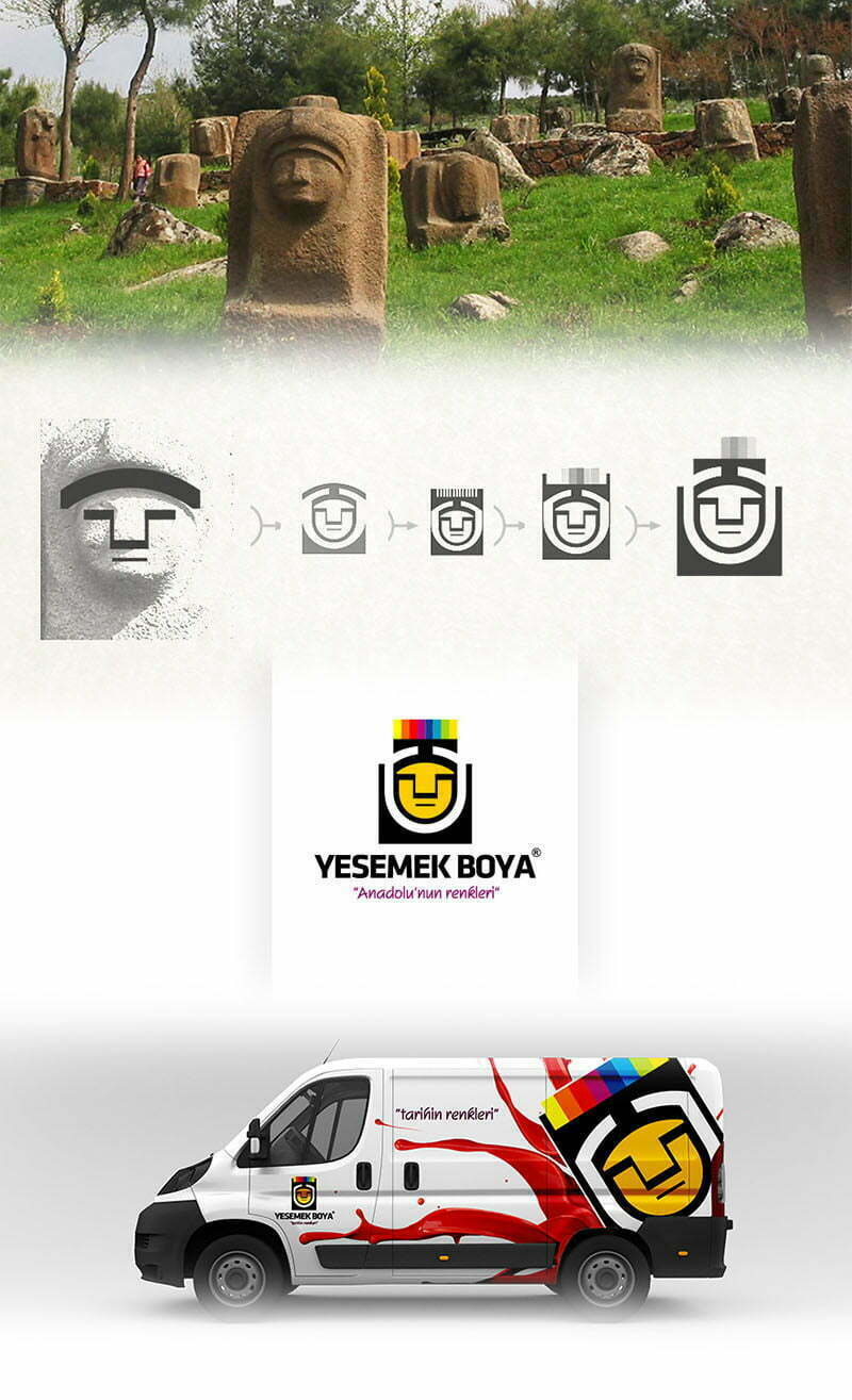 yesemek boya logo tasarımı logosu