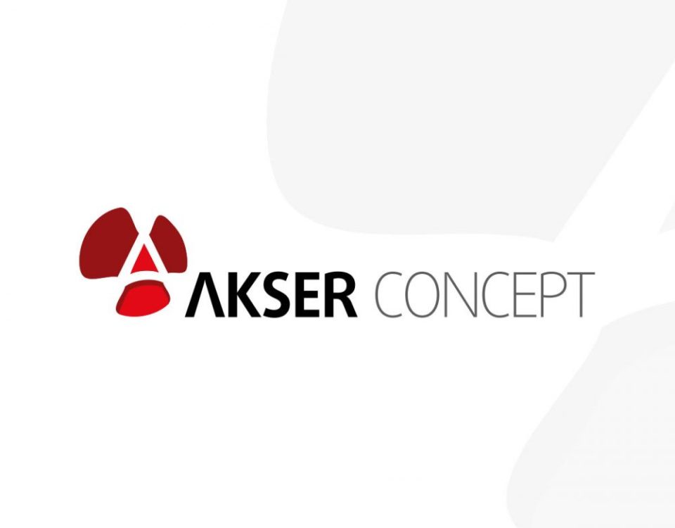 akser concept beyaz eşya mağazası logo tasarımı