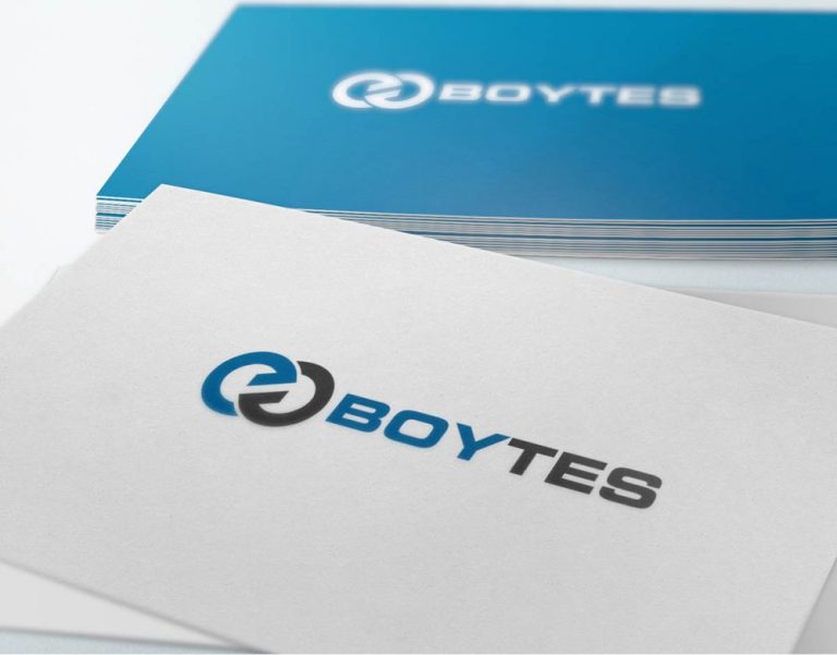 boytes boya tesisi logo tasarımı
