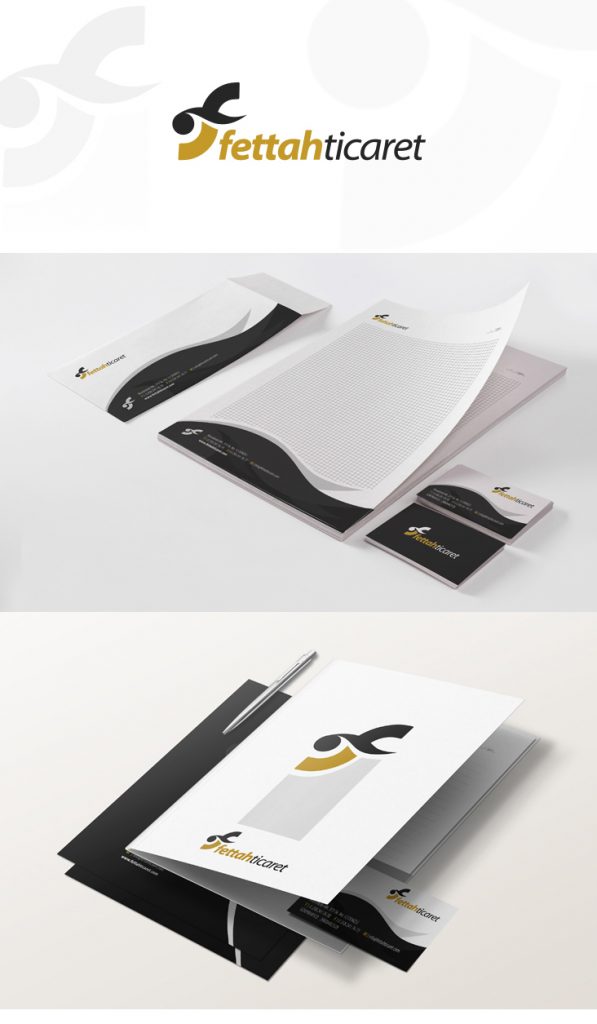 fettah ticaret logo tasarımı logosu
