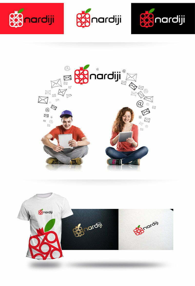 nardiji dijital sosyal medya nar logo tasarımı