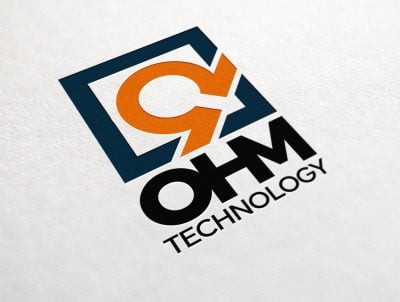 ohm teknoloji amper logo tasarımı logosu