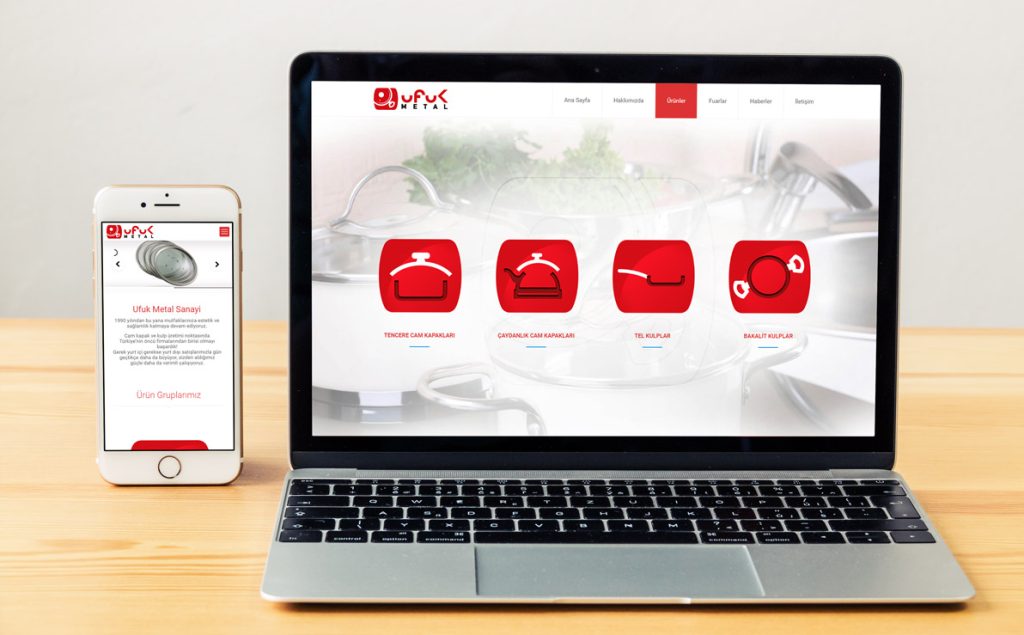 ufuk metal wordpress responsive kurumsal web sitesi tasarımı